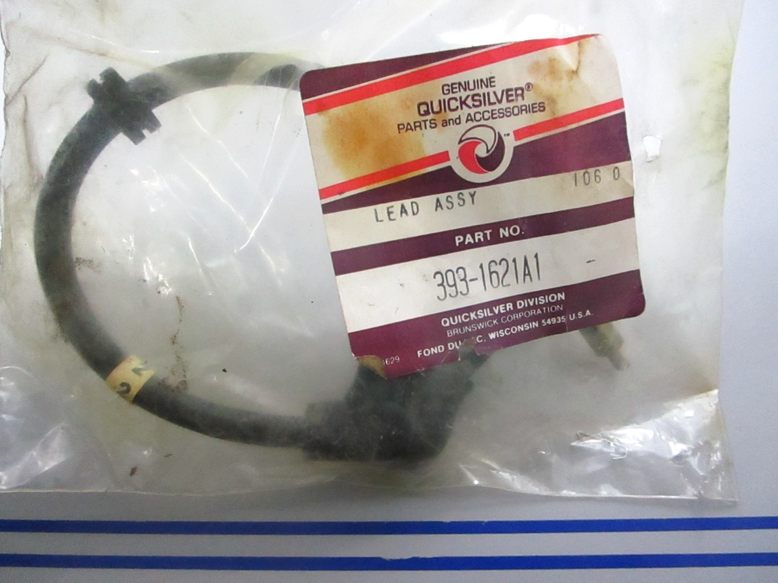 *NEW OEM* 0810 Mercury Quicksilver Lead Assembly 393-1621A1