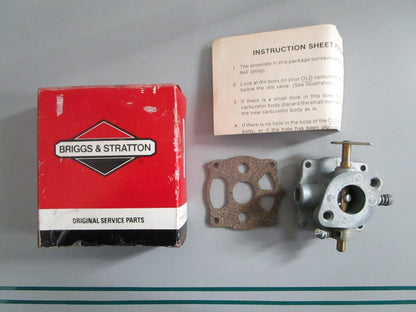 NEW OEM 295608 Briggs & Stratton Upper Carburetor Body Assy 0820