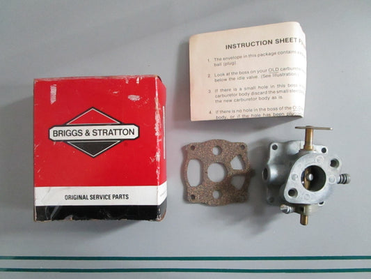 NEW OEM 295608 Briggs & Stratton Upper Carburetor Body Assy 0820