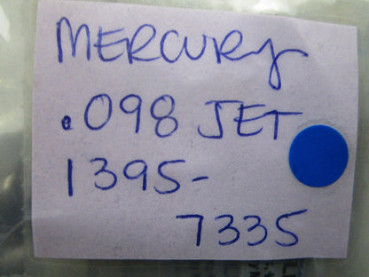 *NEW OEM* 0810 Mercury Quicksilver .098 Jet 1395-7335