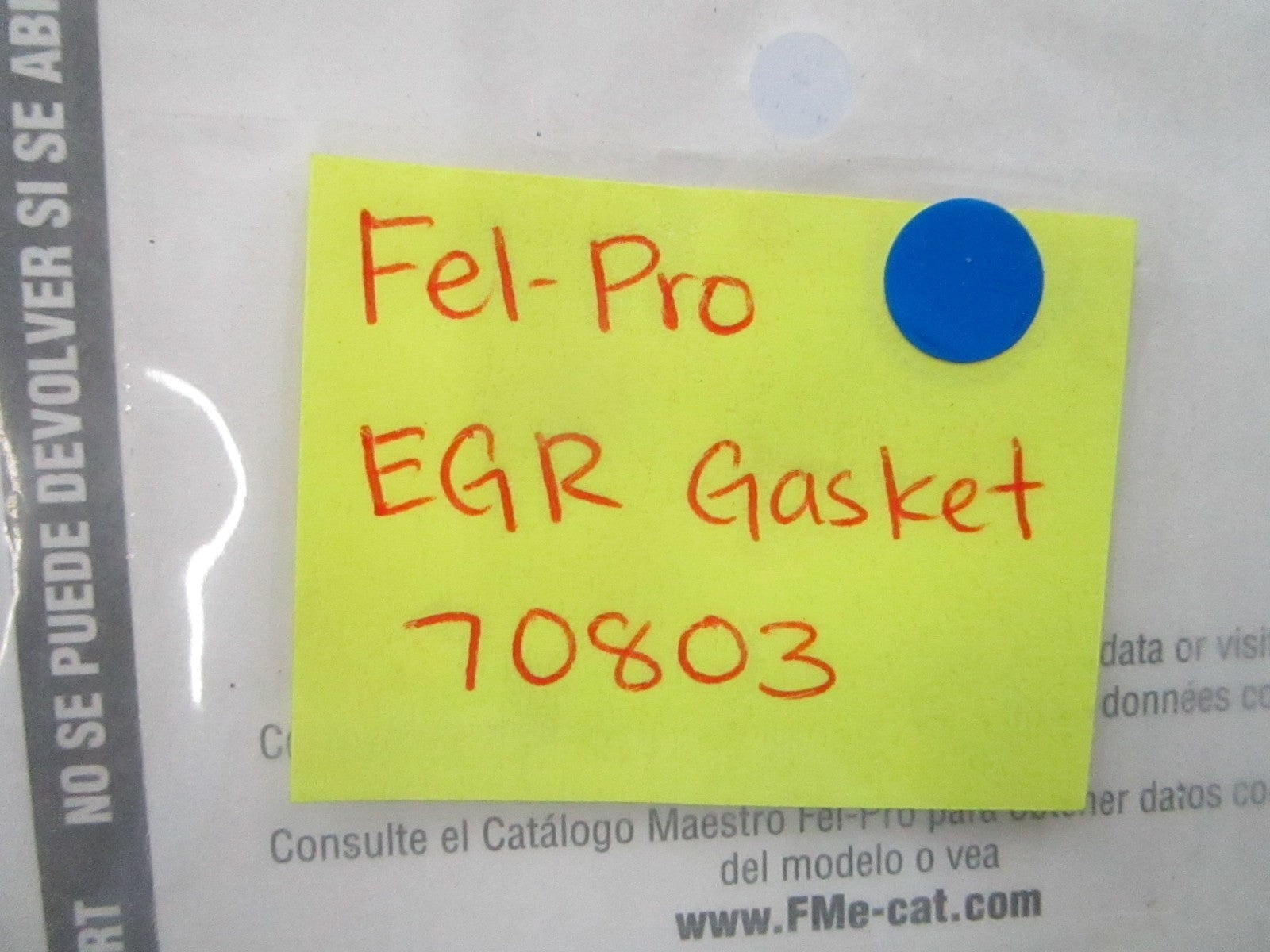 *NEW* 0810 Fel-Pro EGR Gasket 70803