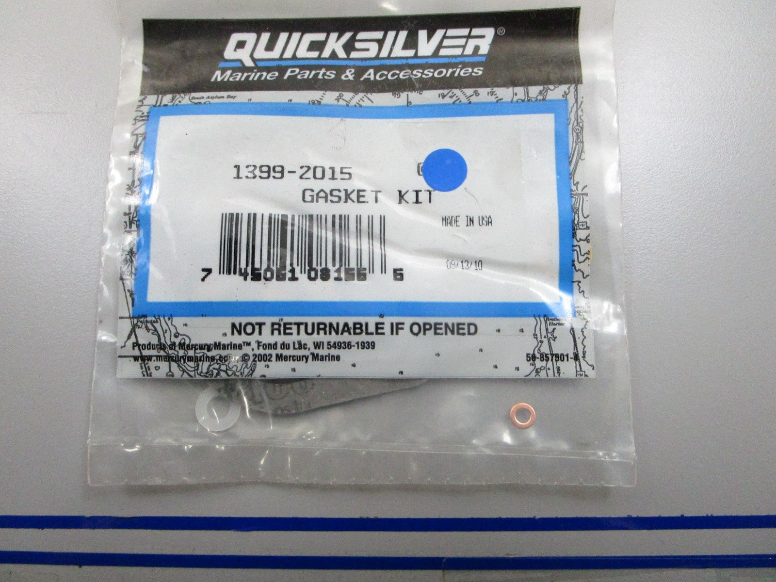 *NEW OEM* 0810 Mercury Quicksilver Gasket Kit 1399-2015