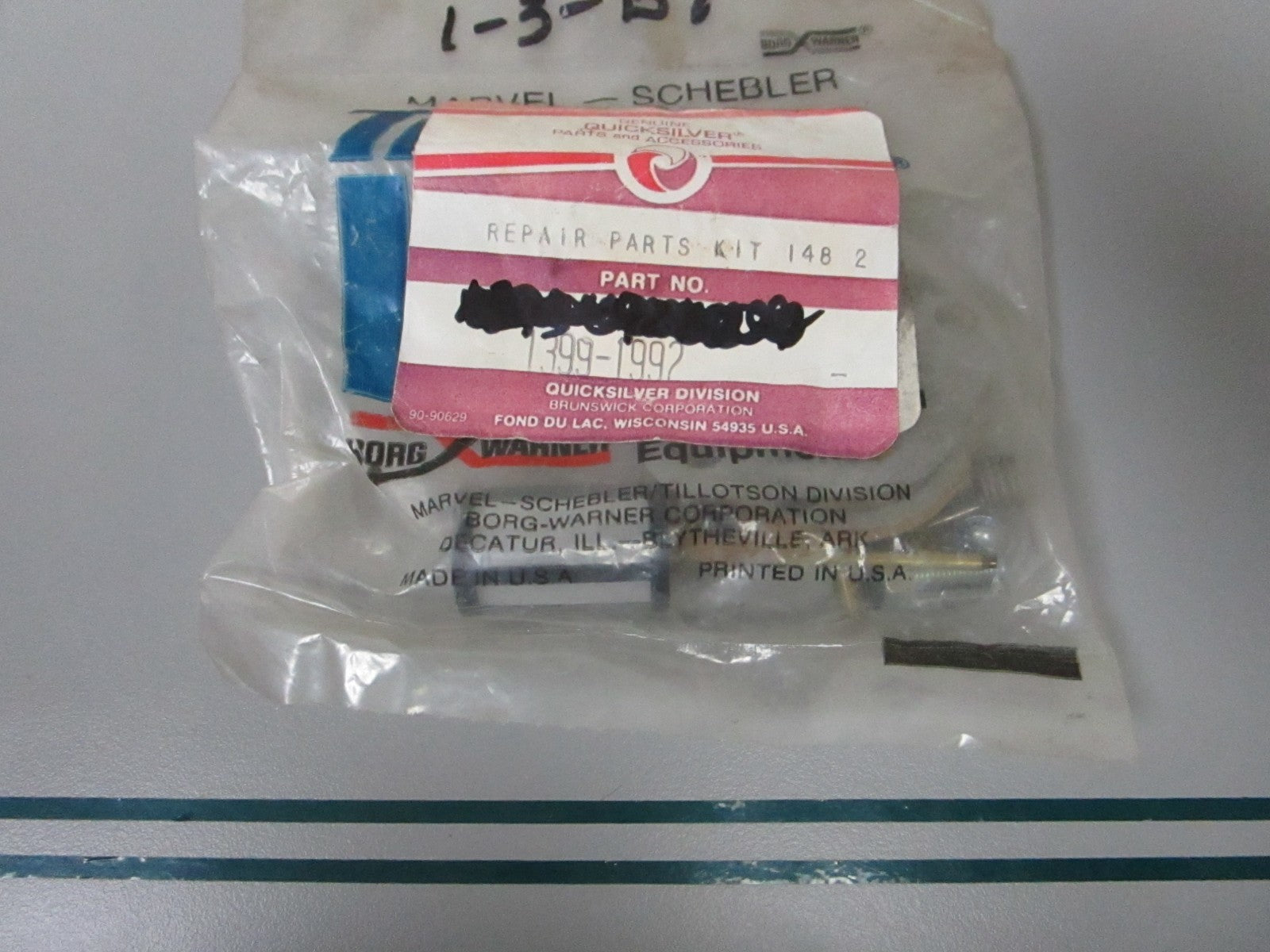 NEW OEM 1399-1992 Mercury Quicksilver Carburetor Kit 0810