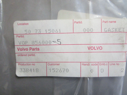 *NEW OEM* 0770 Volvo Penta Gasket 856000