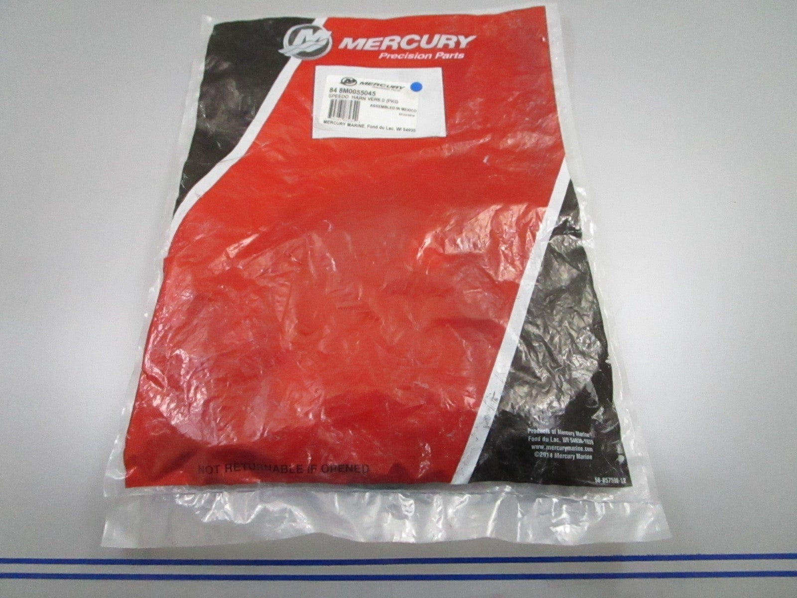 *NEW OEM* 0810 Mercury Quicksilver Harness Ver 6.0 Speedo 84 8M0055045