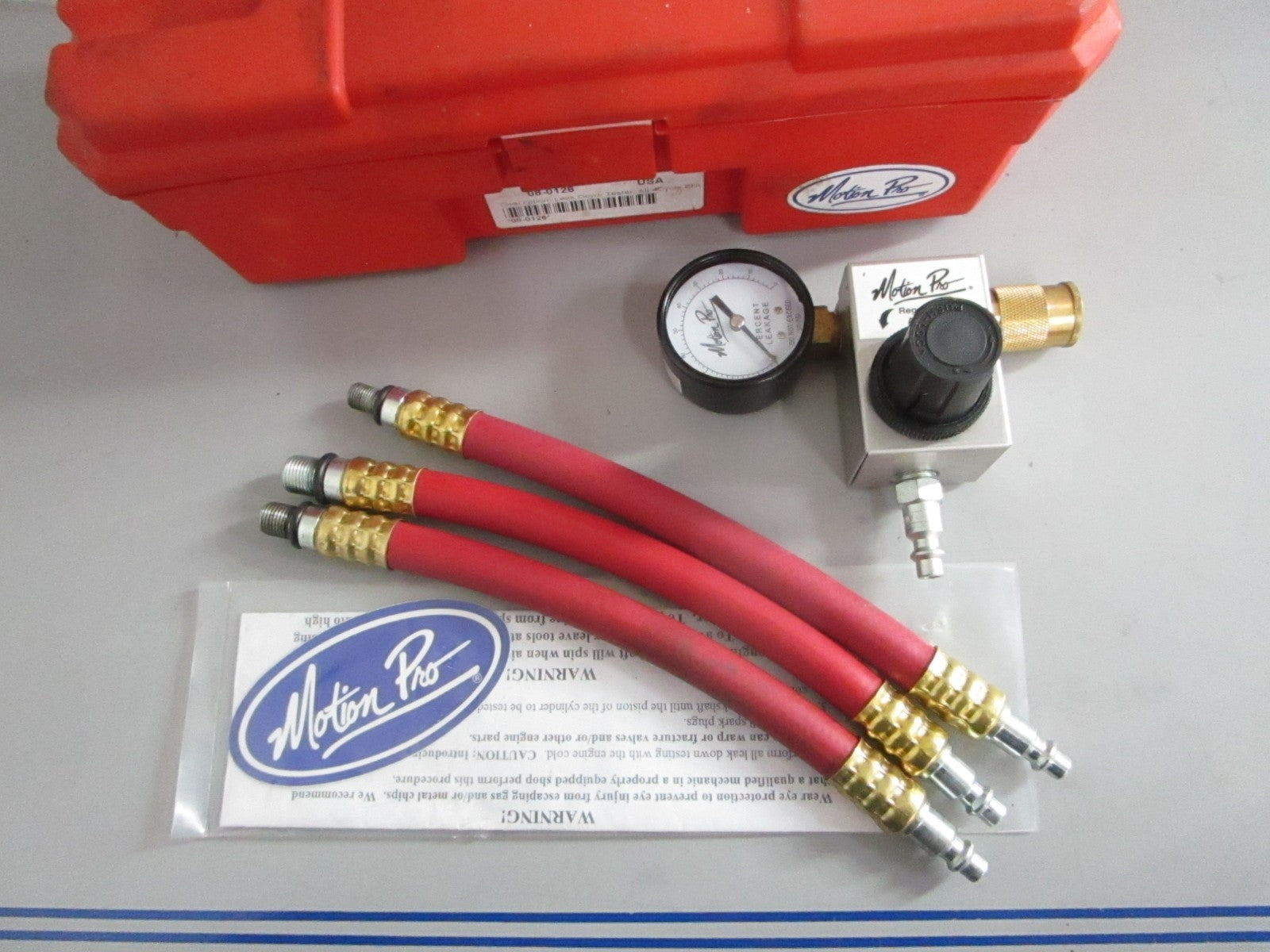NEW OEM 08-0126 Motion Pro 4-Stroke Leak Down Tester 0820
