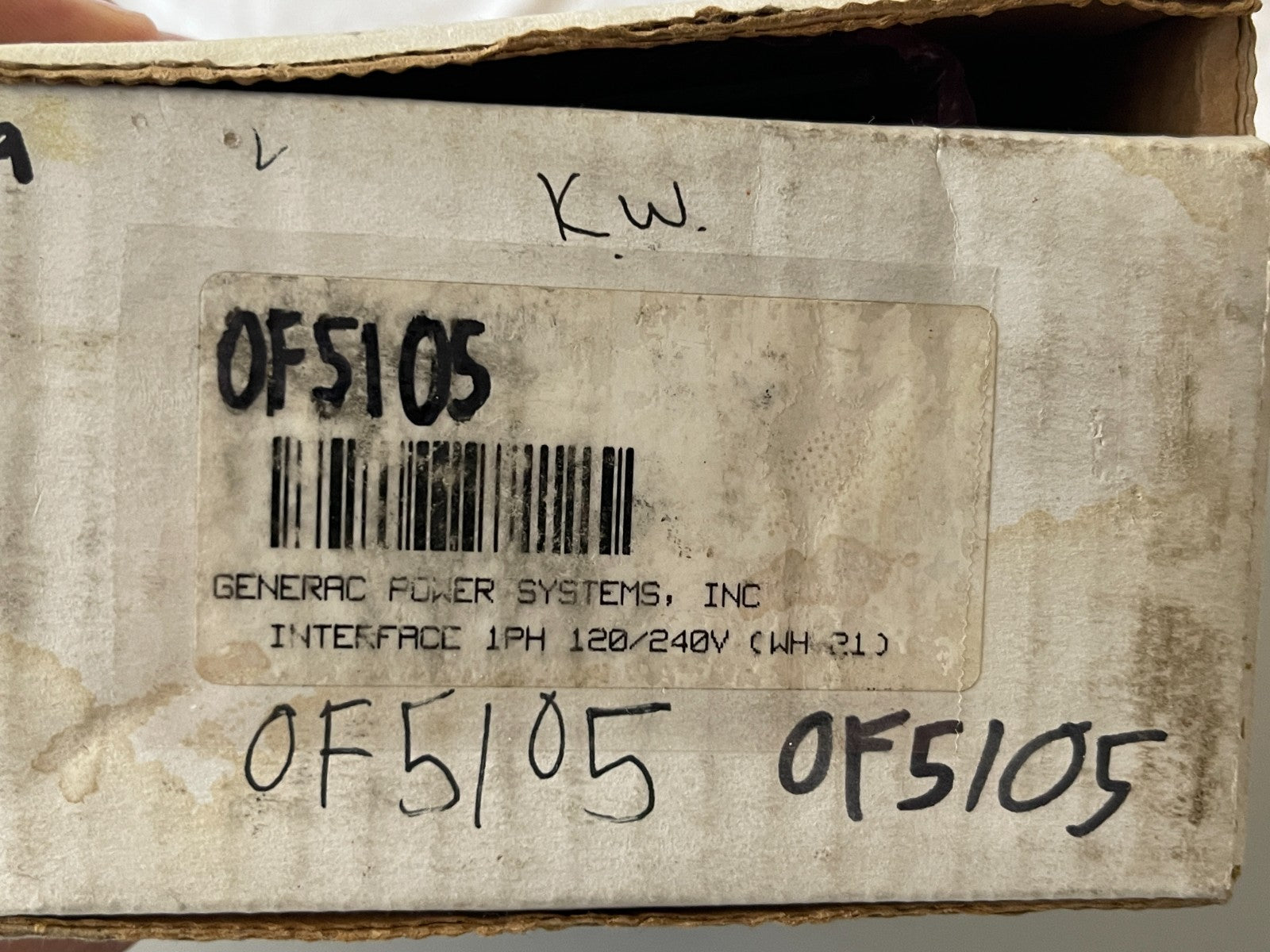 *NEW OEM* 0720 Generac 1 Phase 120-240V Interface 0F5105