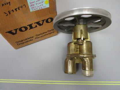 *NEW OEM* 0720 Volvo Penta Raw Water Sea Pump & Pulley Assembly 3851699 3858847