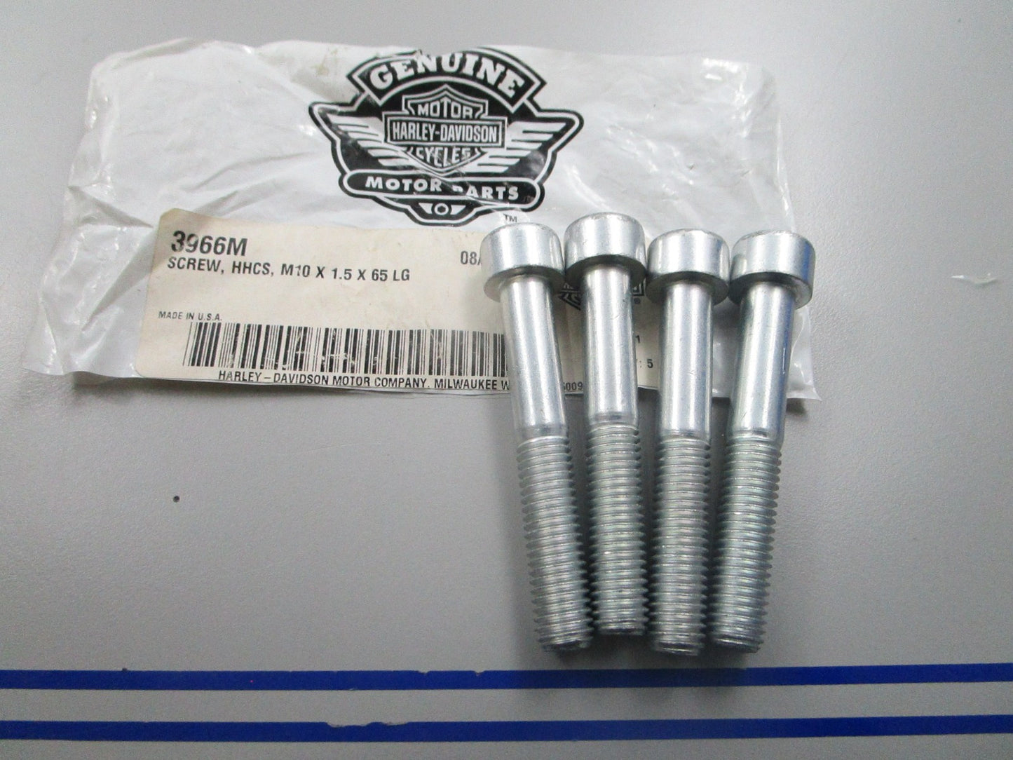 *NEW OEM* (LOT OF 4) 0810 Harley Davidson Screw 3966M