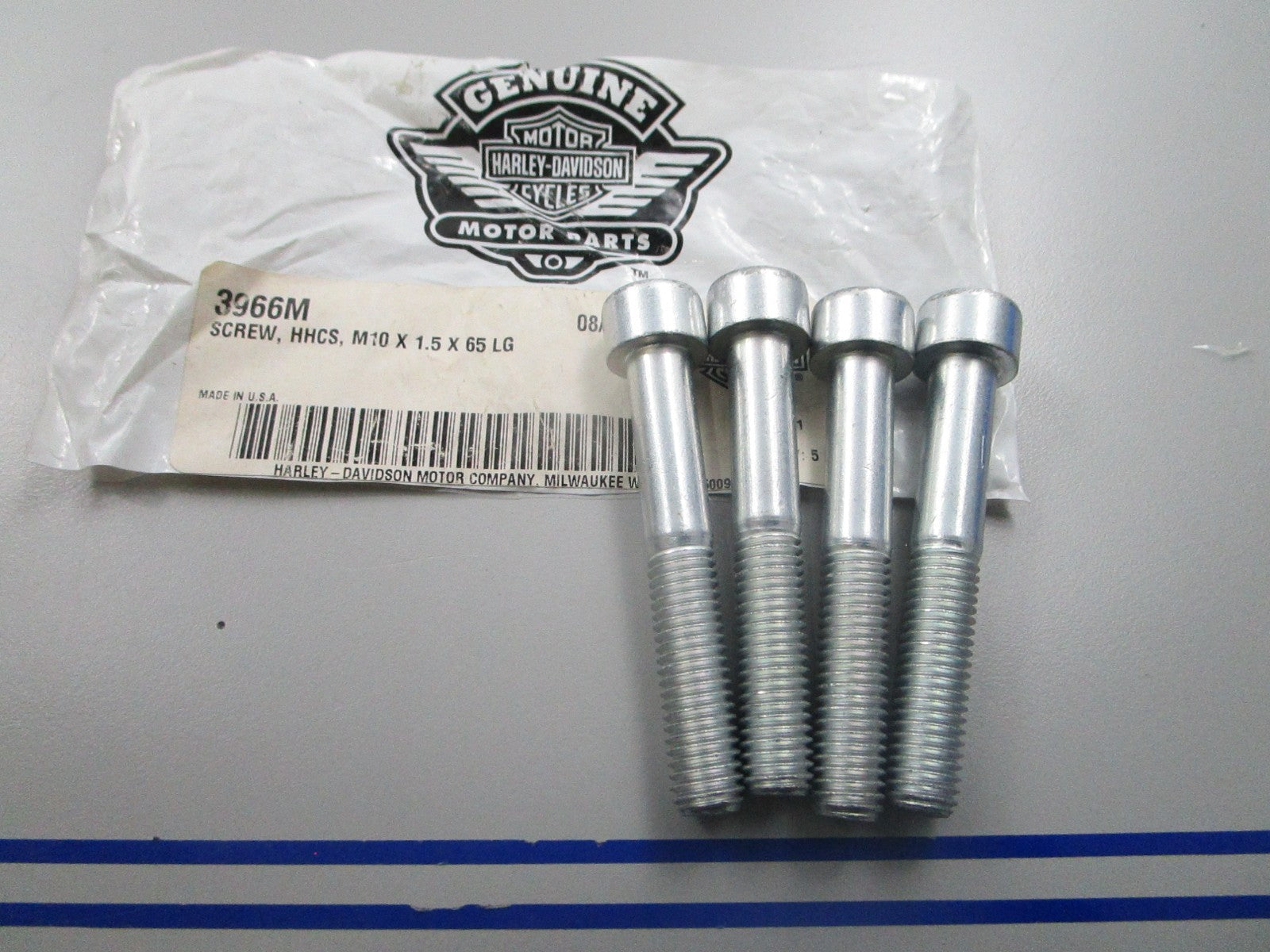 *NEW OEM* (LOT OF 4) 0810 Harley Davidson Screw 3966M