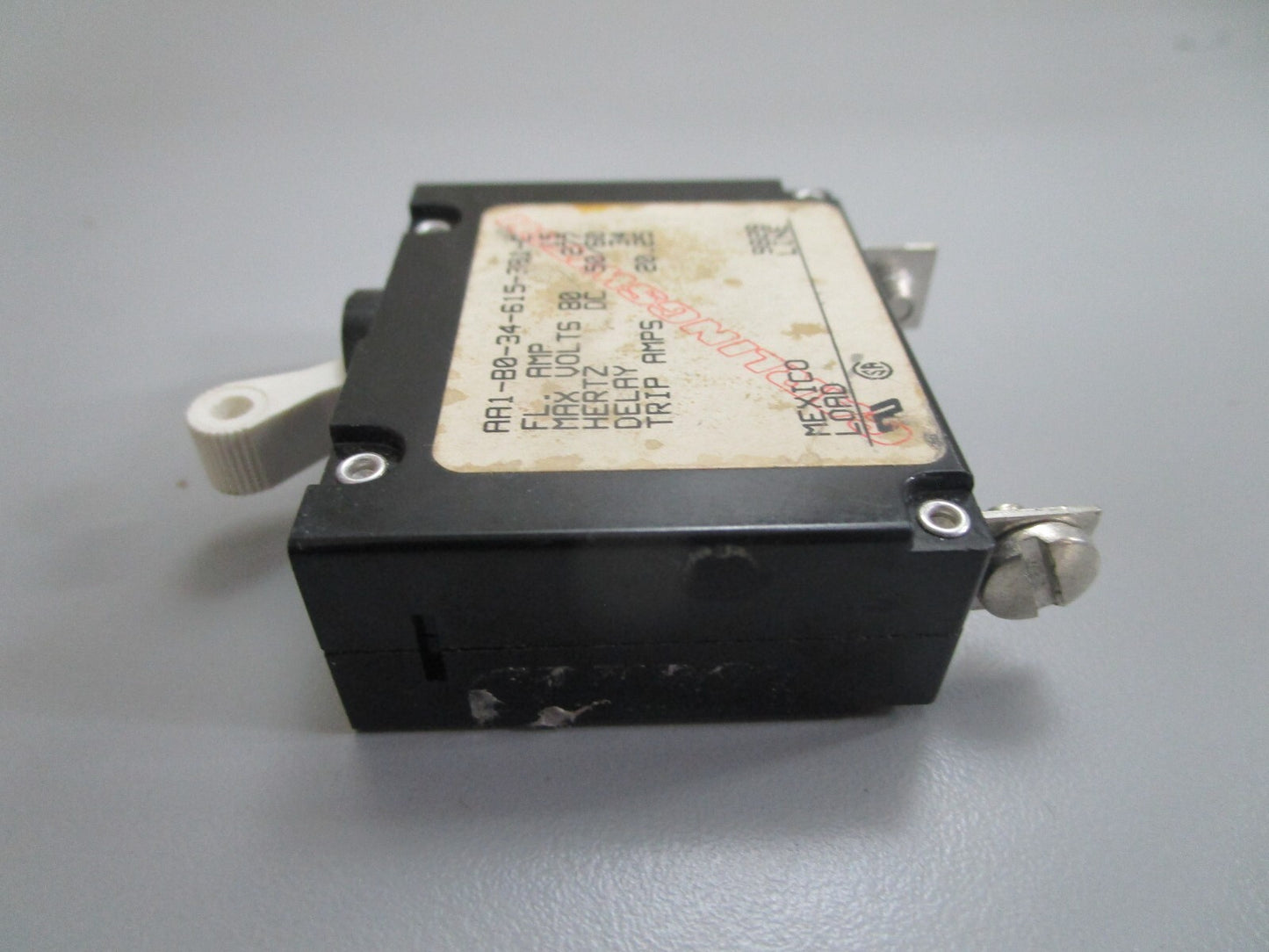 *NEW* 0810 Carling Technologies Circuit Breaker AA1-80-34-615-381-C