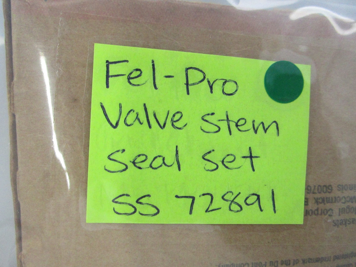 NEW SS 72891 Fel-Pro Valve Stem Seal Set 0810