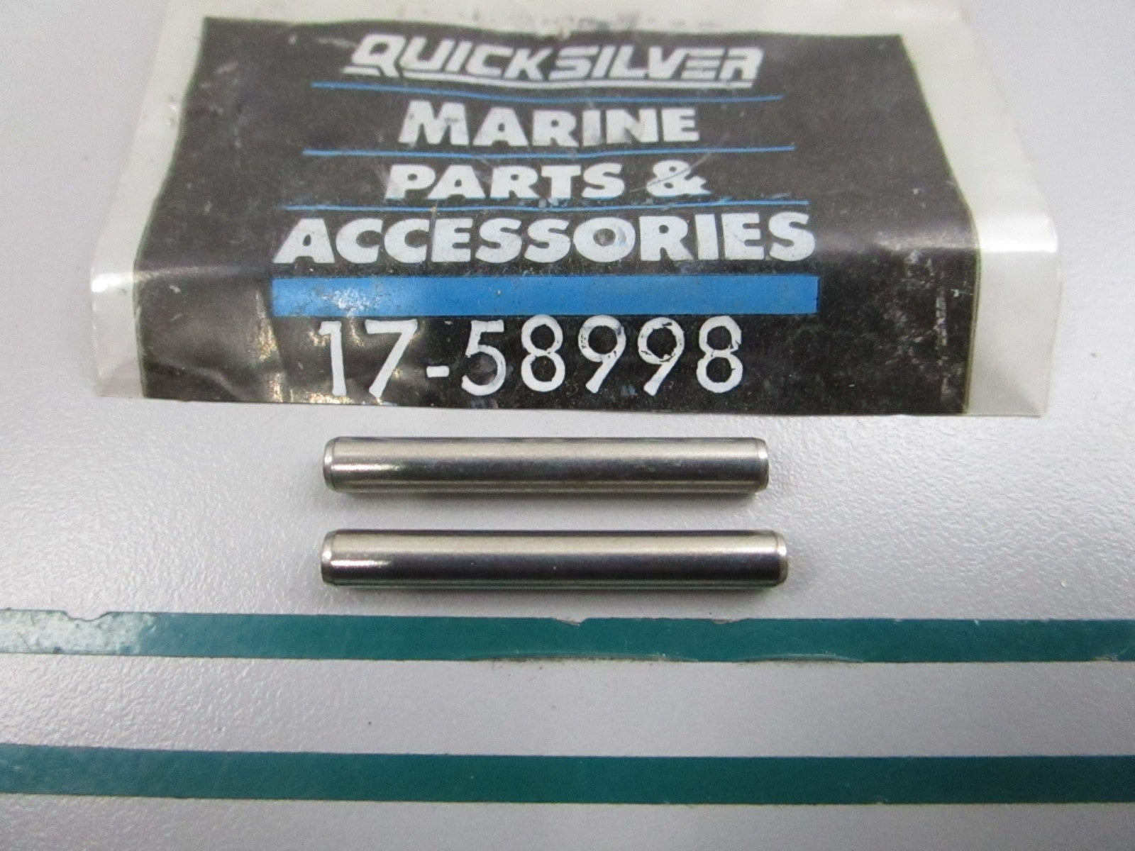 NEW OEM (LOT OF 2) 17-58998 Mercury Quicksilver Roll Pin 0810