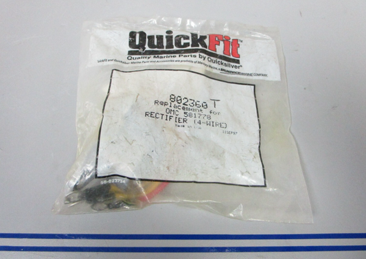 *NEW OEM* 0720 Mercury Quickfit 4 Wire Rectifier 802360 Replace: Evinrude 581778