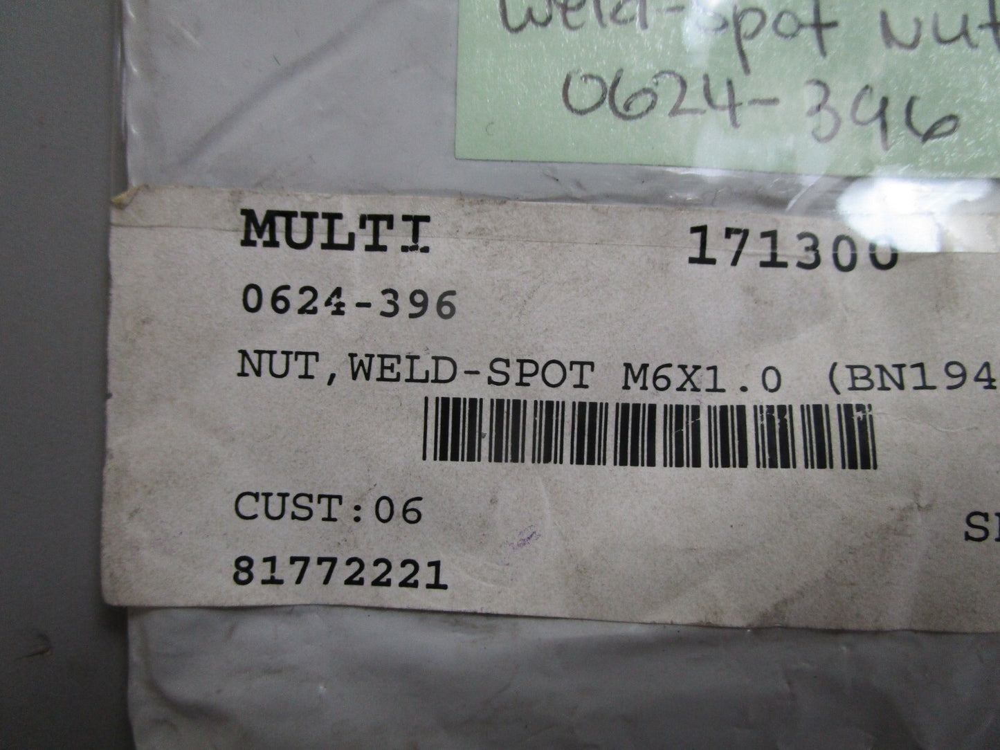 *NEW* (LOT OF 5) 0770 Arctic Cat Tigershark M6x1.0 Weld-Spot Nut 0624-396