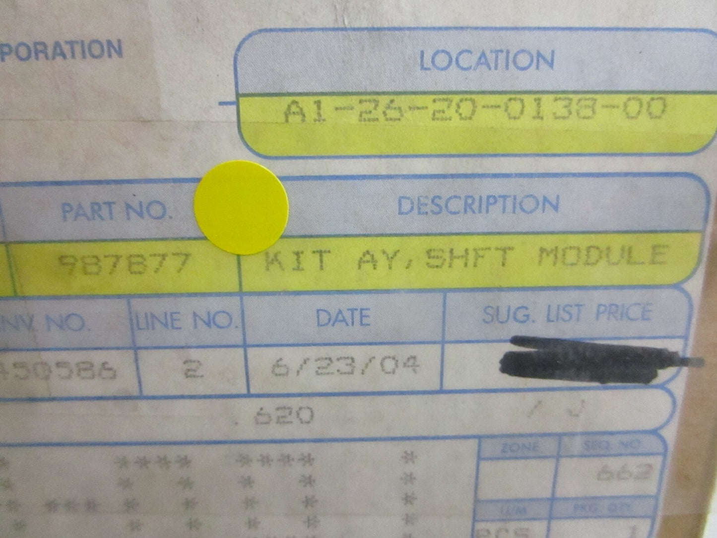 *NEW OEM* 0820 OMC Johnson Evinrude Shift Module Kit Ay 987877 0987877