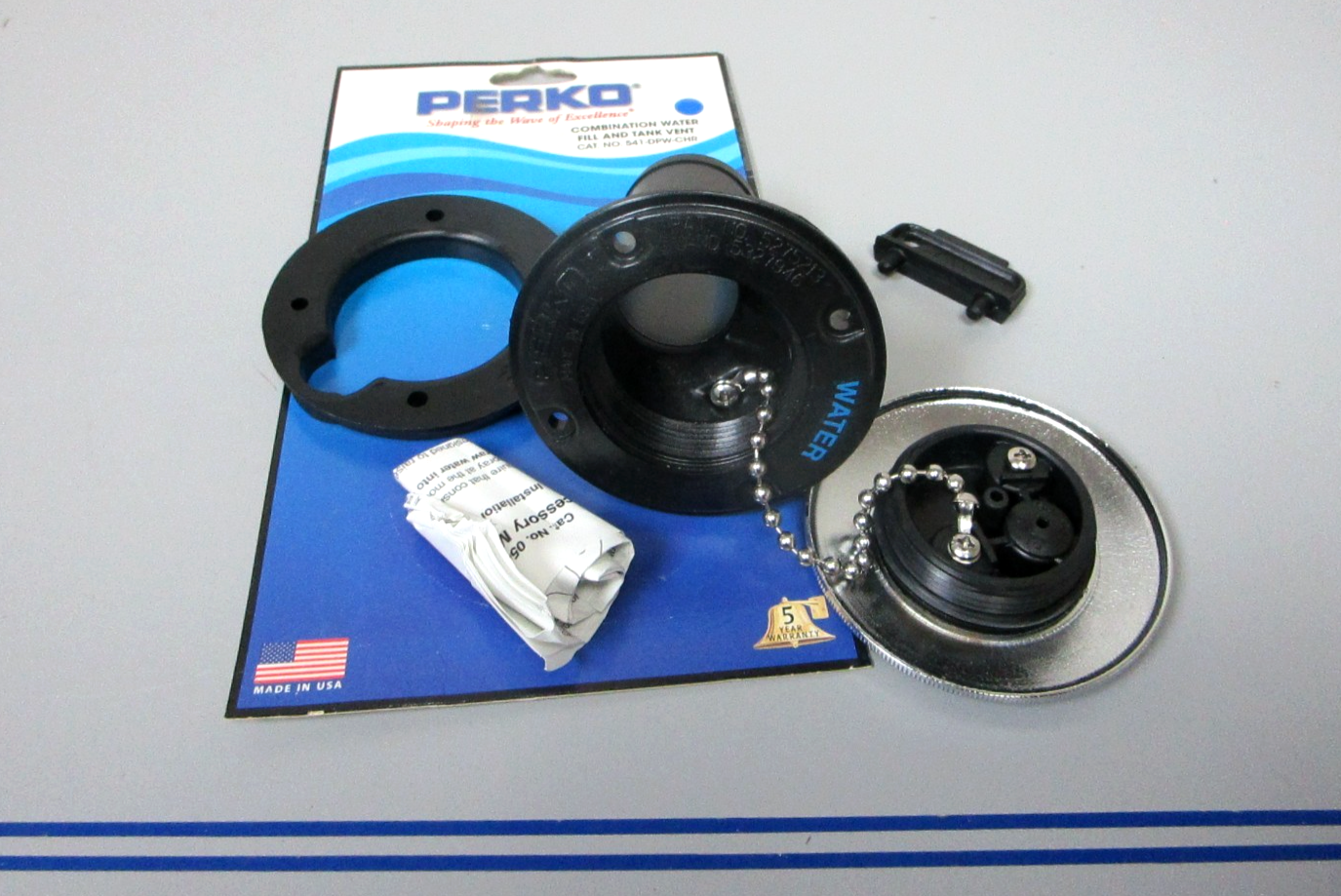 NEW OEM Perko 541-DWP-CHR Combination Water Fill & Tank Vent 0720