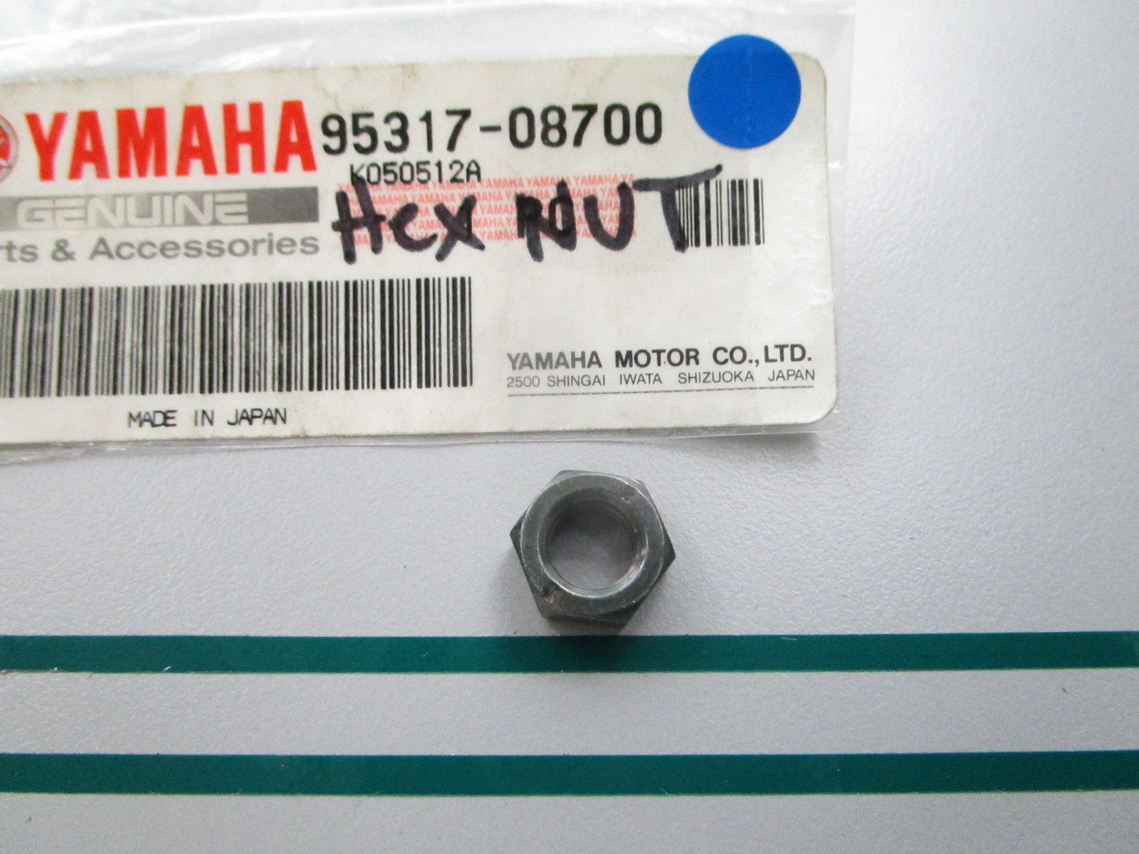 NEW OEM 95317-08700 Yamaha Hex Nut 0810