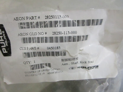 *NEW OEM* 0820 Polaris Kick Start Shaft 0450183