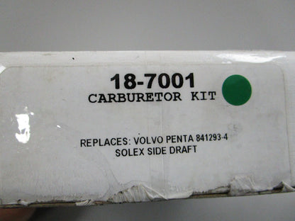 NEW 18-7001 Replaces: Volvo 841293-4 Sierra Carburetor Kit 0810