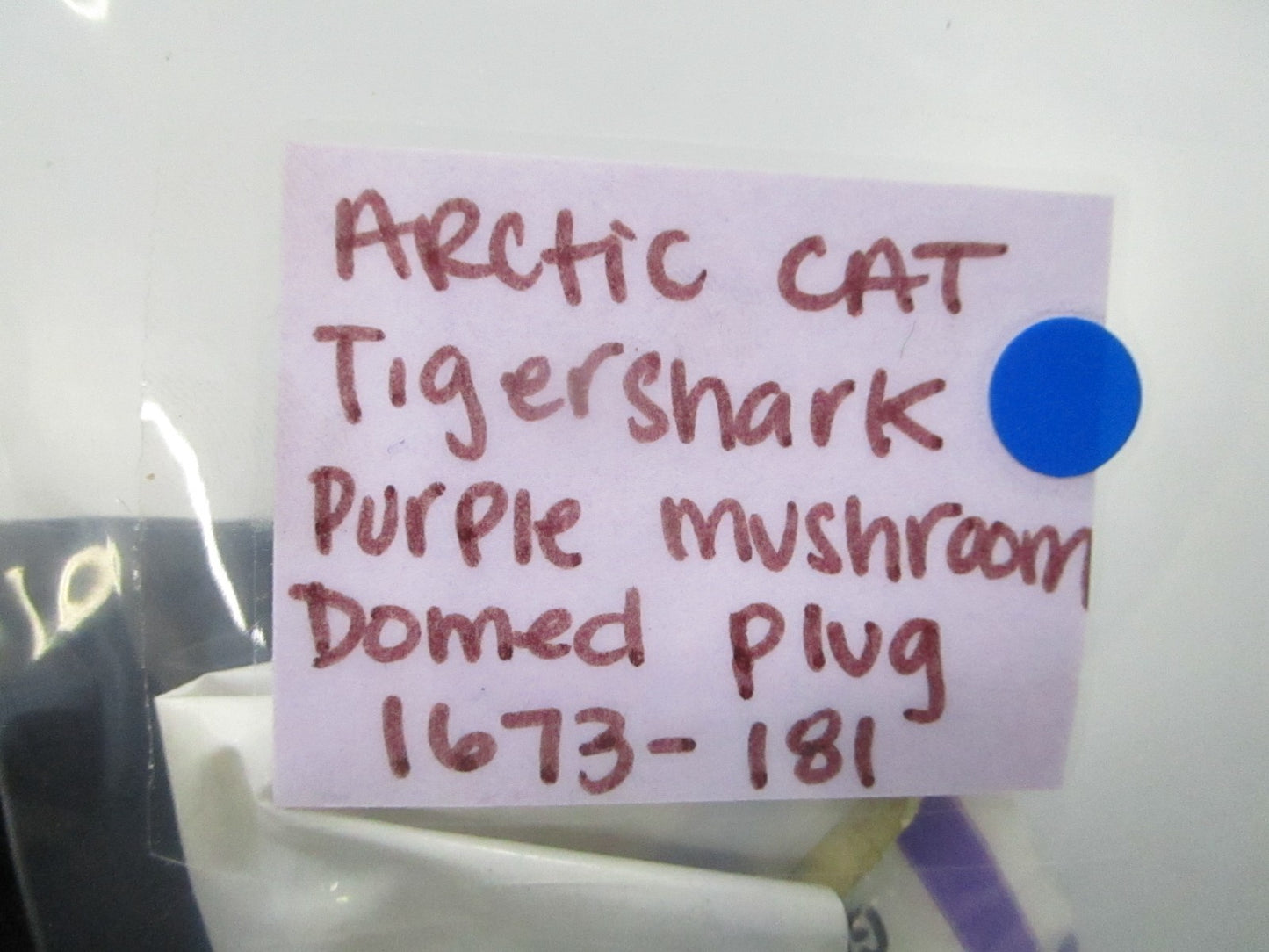 *NEW OEM* (LOT OF 2) 0810 Arctic Cat Purple Mushroom Domed Plug 1673-181