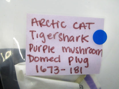 *NEW OEM* (LOT OF 2) 0810 Arctic Cat Purple Mushroom Domed Plug 1673-181