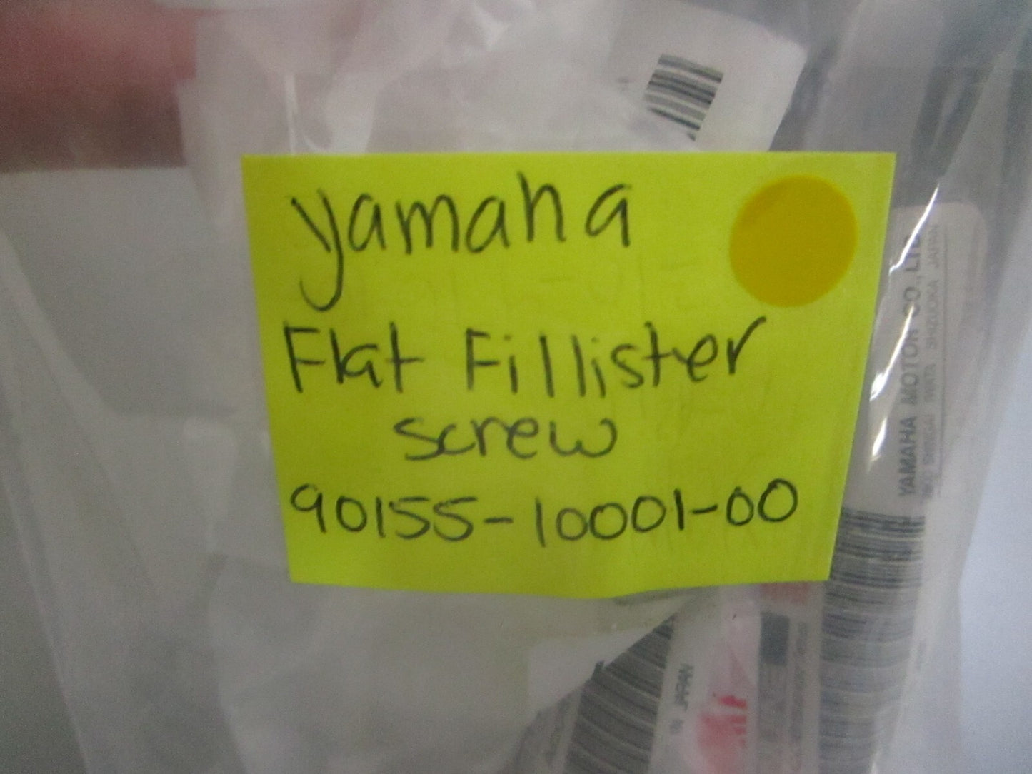 *NEW OEM* 0750 Yamaha FLAT FILLISTER SCREW 90155-10001-00