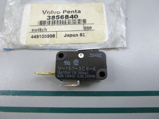 NEW OEM 3856840 Volvo Penta Switch 0810