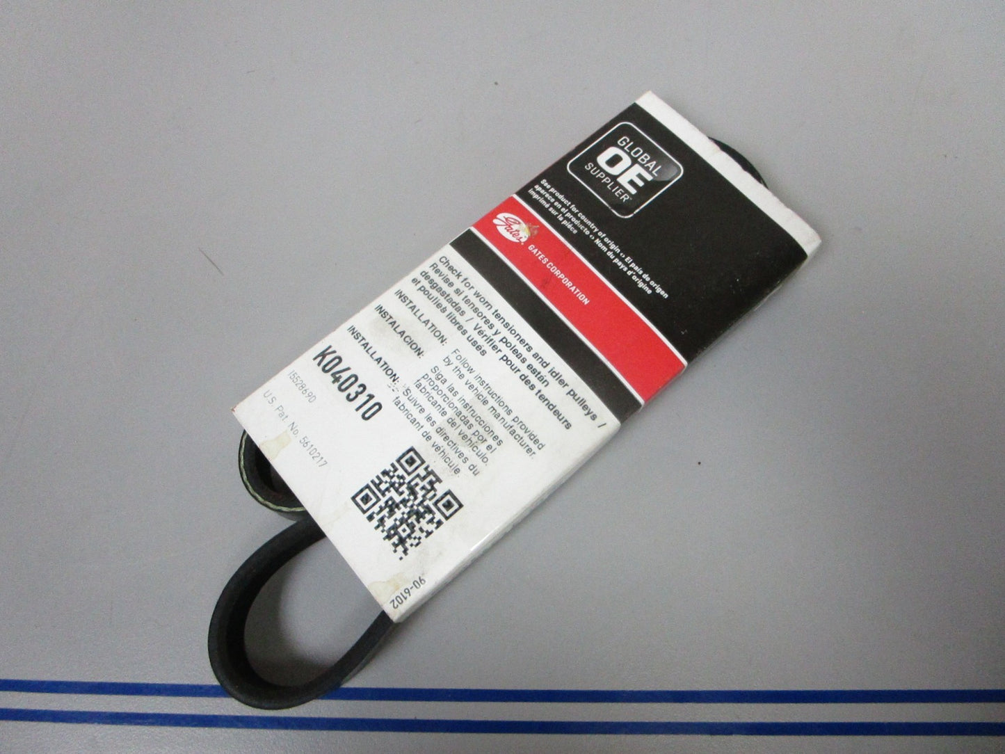 NEW K040310 Gates Micro-V 9/16" x 31 ⅝" Serpentine Belt 0720