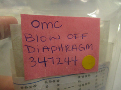 *NEW OEM* 0810 OMC Johnson Evinrude Blow Off Diaphragm 347244 0347244