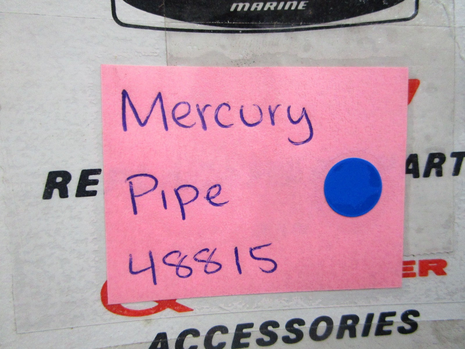 NEW OEM 48815 Mercury Quicksilver Pipe 0810
