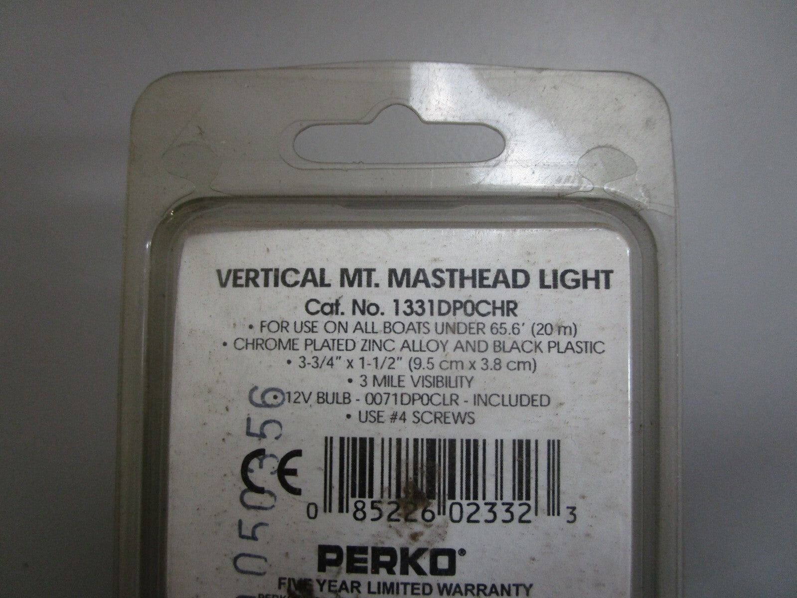 *NEW* 0820 Perko Vertical Mount Masthead Light 1331DP0CHR