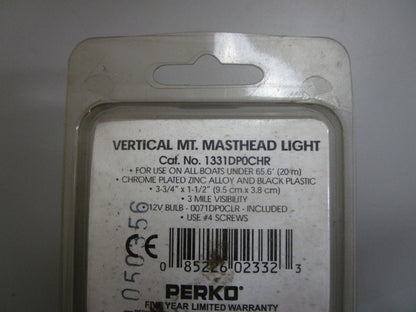 *NEW* 0820 Perko Vertical Mount Masthead Light 1331DP0CHR