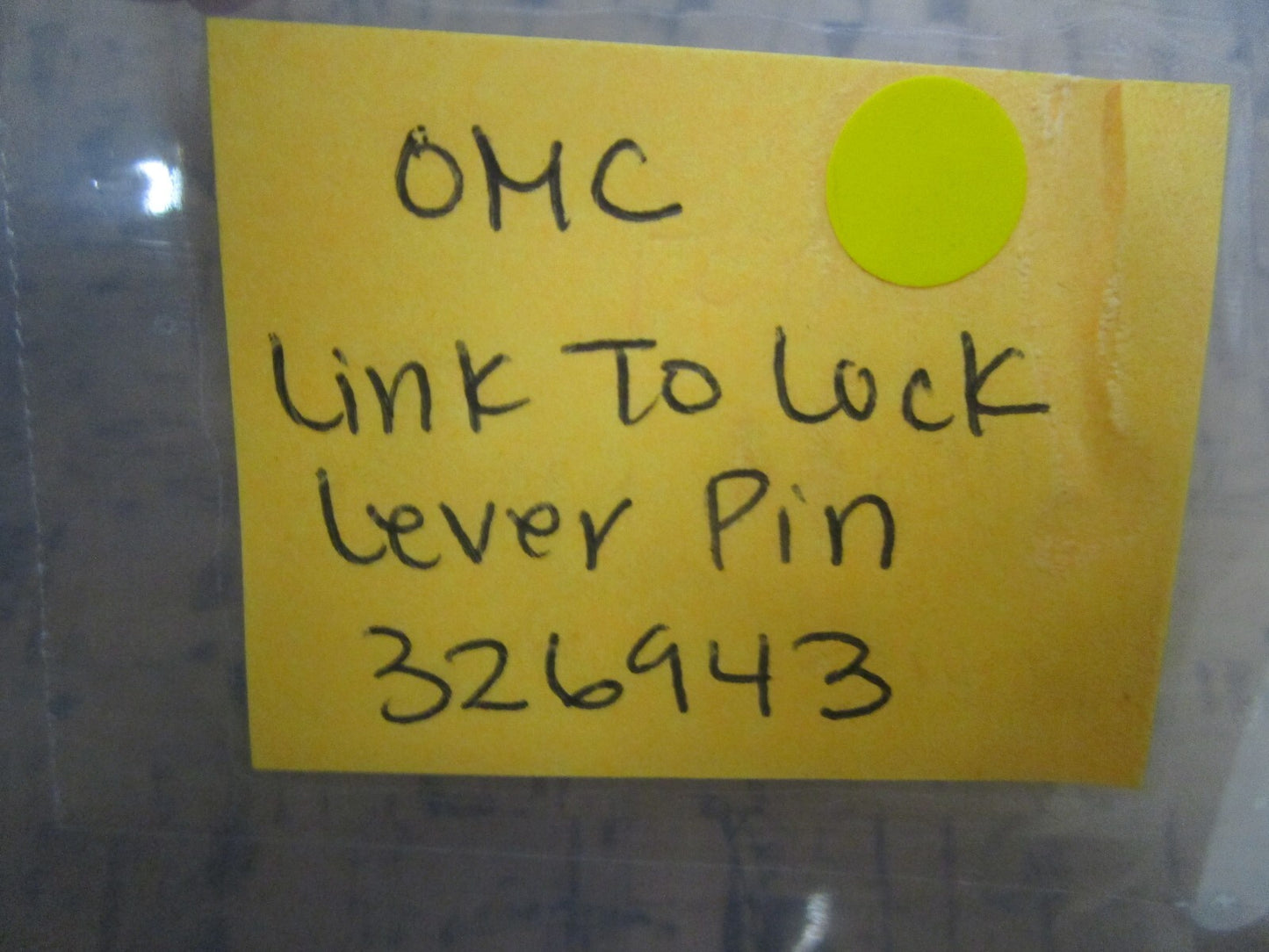 *NEW OEM* 0750 OMC Johnson Evinrude LINK TO LOCK LEVER PIN 326943 0326943