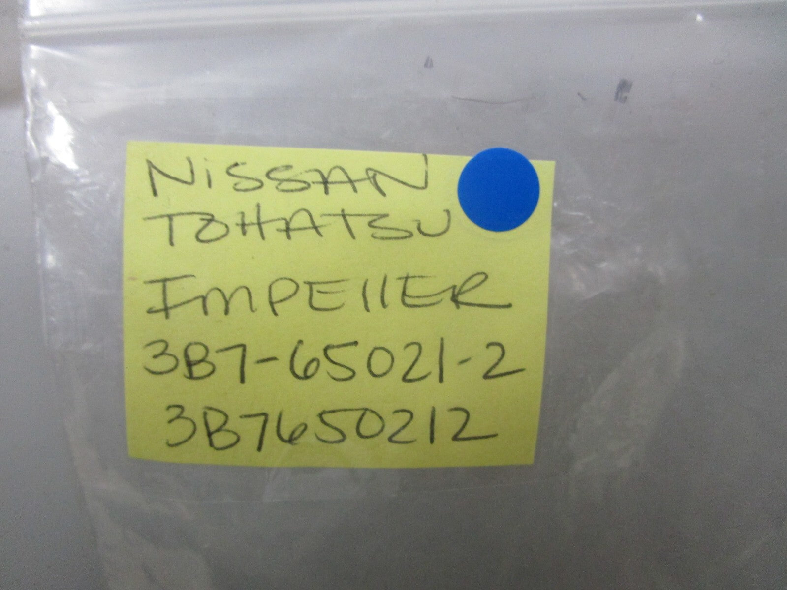 *NEW OEM* 0810 Nissan Tohatsu Impeller 3B7-65021-2 3B7650212