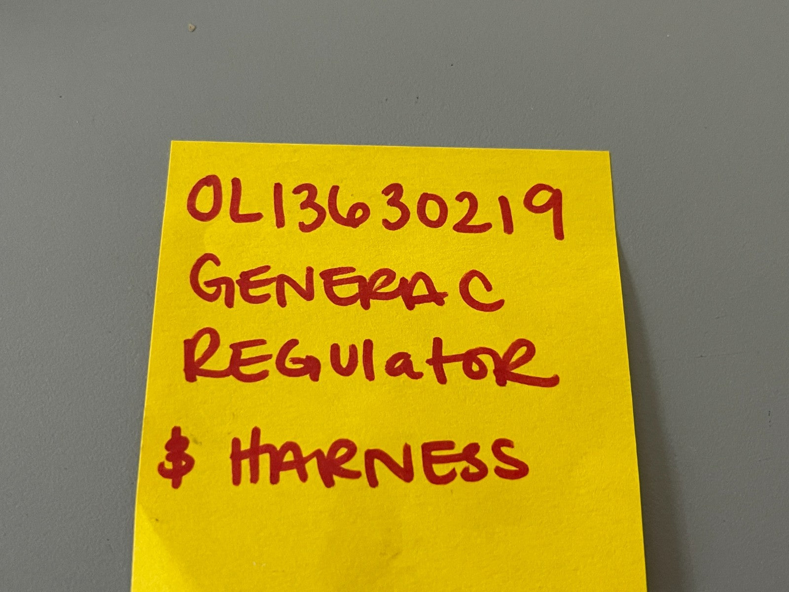 *NEW OEM* 0720 Generac Regulator & Harness Assembly 0L13630219