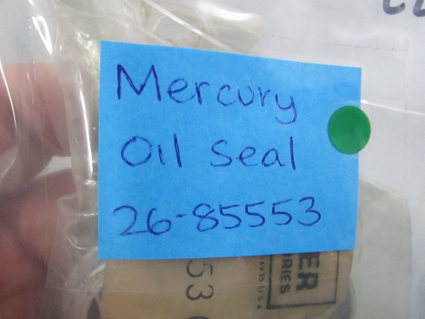 NEW OEM (LOT OF 2) 26-85553 Mercury Quicksilver Oil Seal 0810