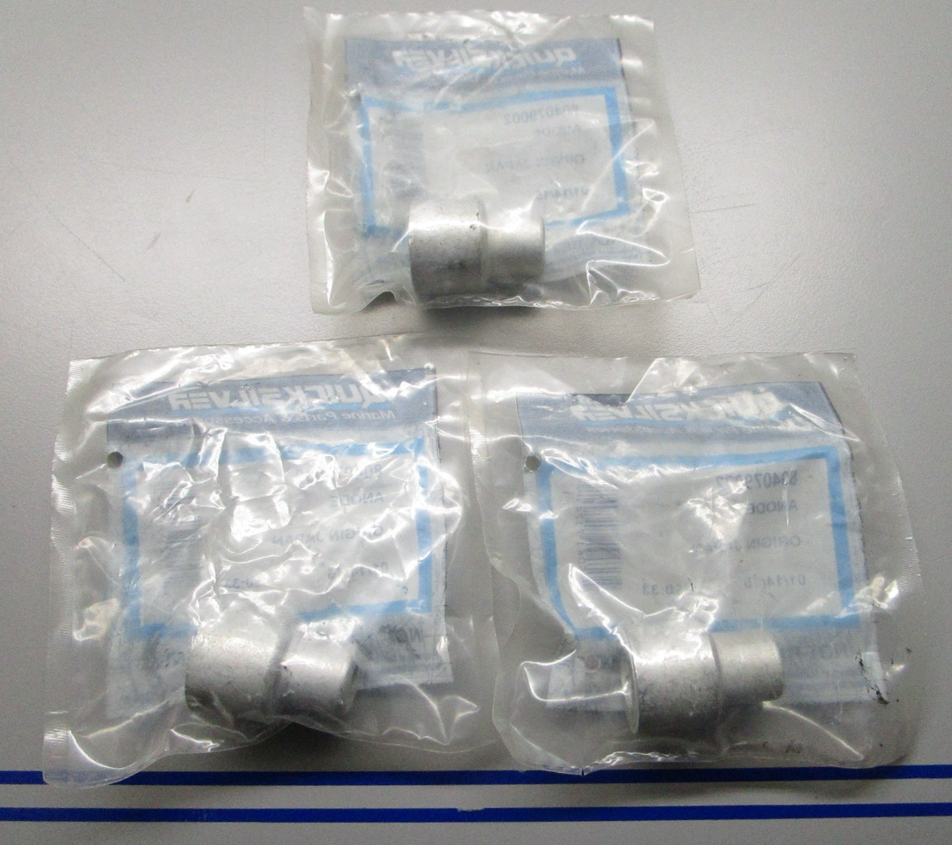 *NEW OEM* (LOT OF 3) 0720 Mercury Quicksilver Anode 804079002