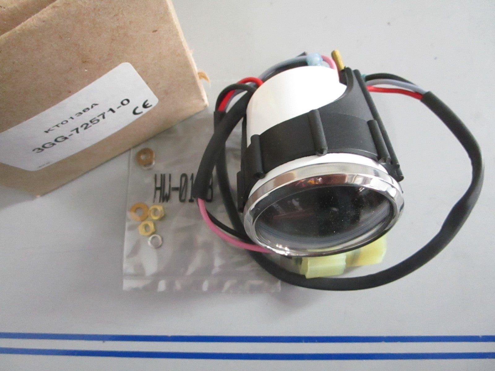 NEW OEM 3GG-72571-0 Tohatsu 2" Black Trim Gauge 0820