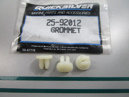 NEW OEM (LOT OF 3) 25-92012 Mercury Quicksilver Grommet 0810