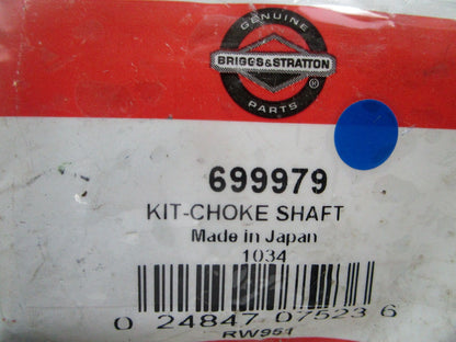 *NEW OEM* 0810 Briggs & Stratton Choke Shaft Kit 699979