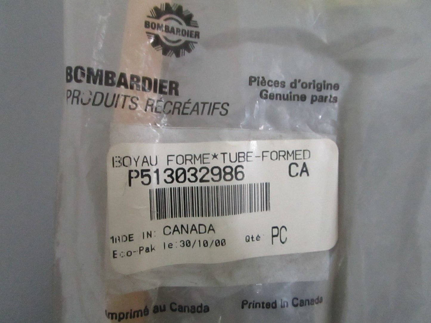 NEW OEM 513032986 Ski-Doo Formed Tube 0820