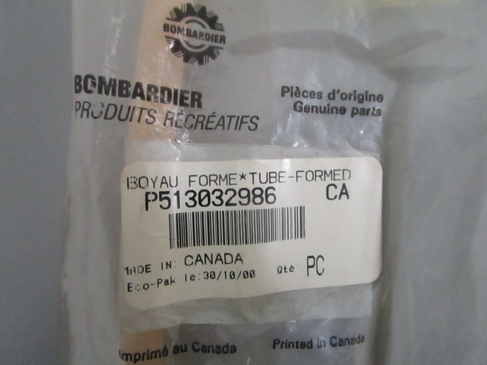 NEW OEM 513032986 Ski-Doo Formed Tube 0820