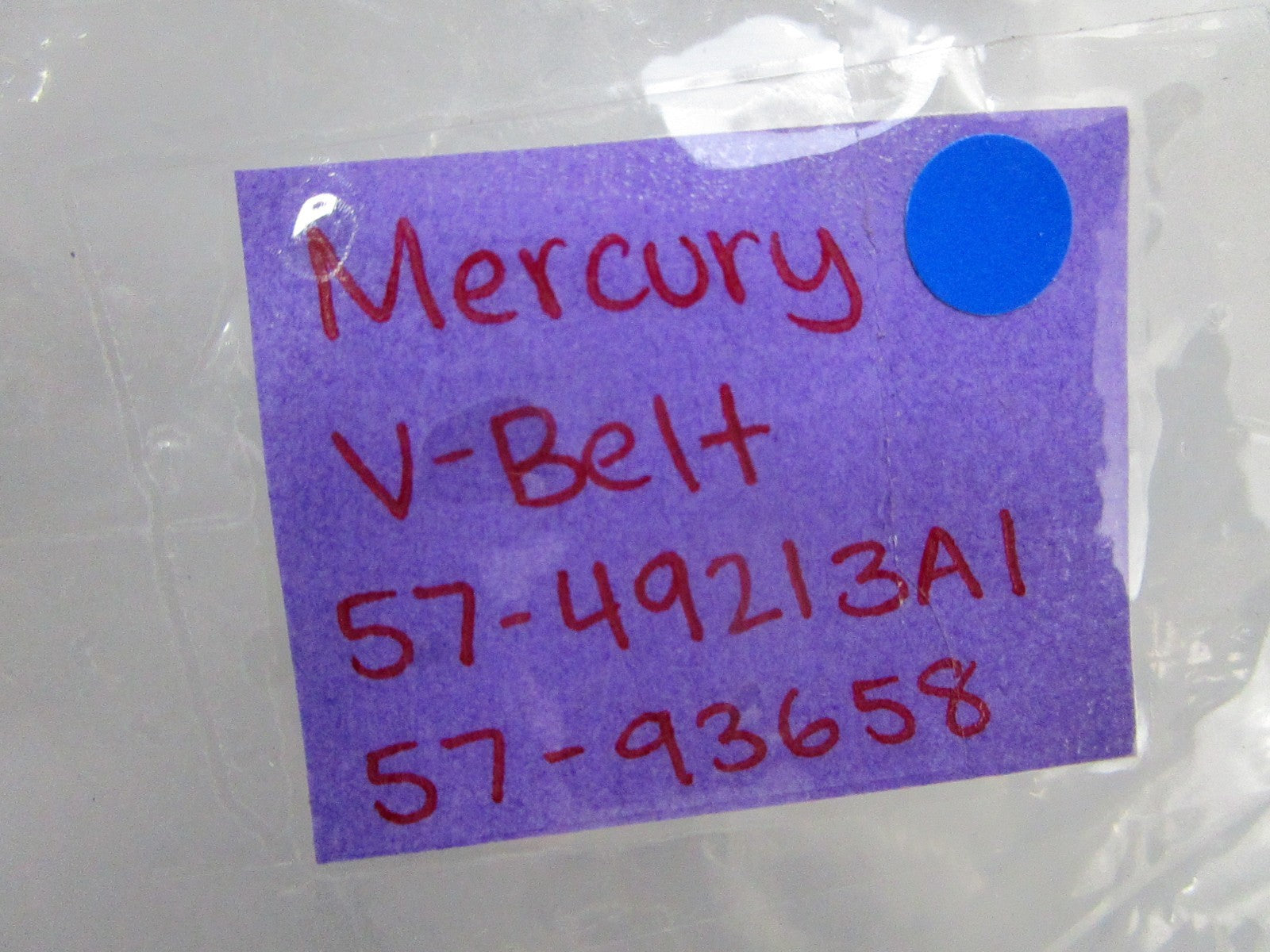 *NEW OEM* 0810 Mercury Quicksilver V-Belt 57-49213A1 57-93658