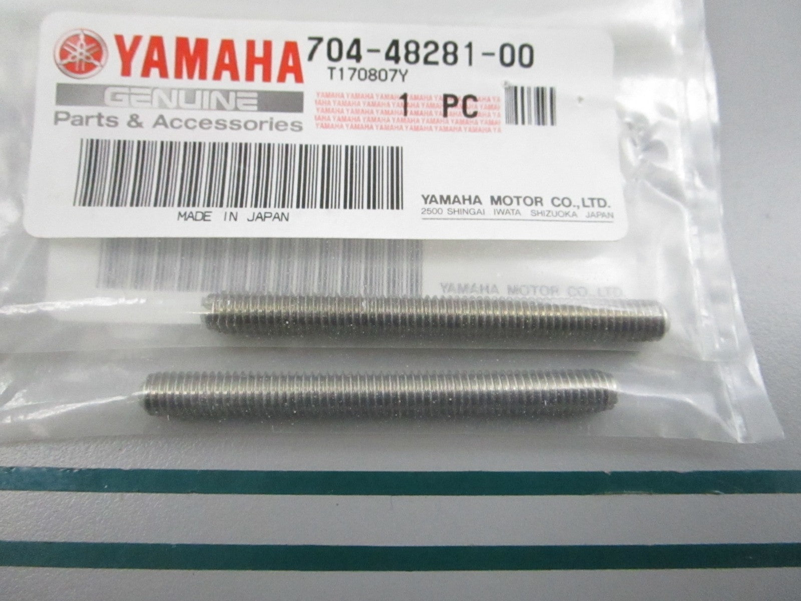NEW OEM (LOT OF 2) 704-48281-00-00 Yamaha Screw 0810