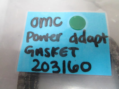 NEW OEM (LOT OF 2) 203160 0203160 OMC Johnson Evinrude Power Adapt Gasket 0810