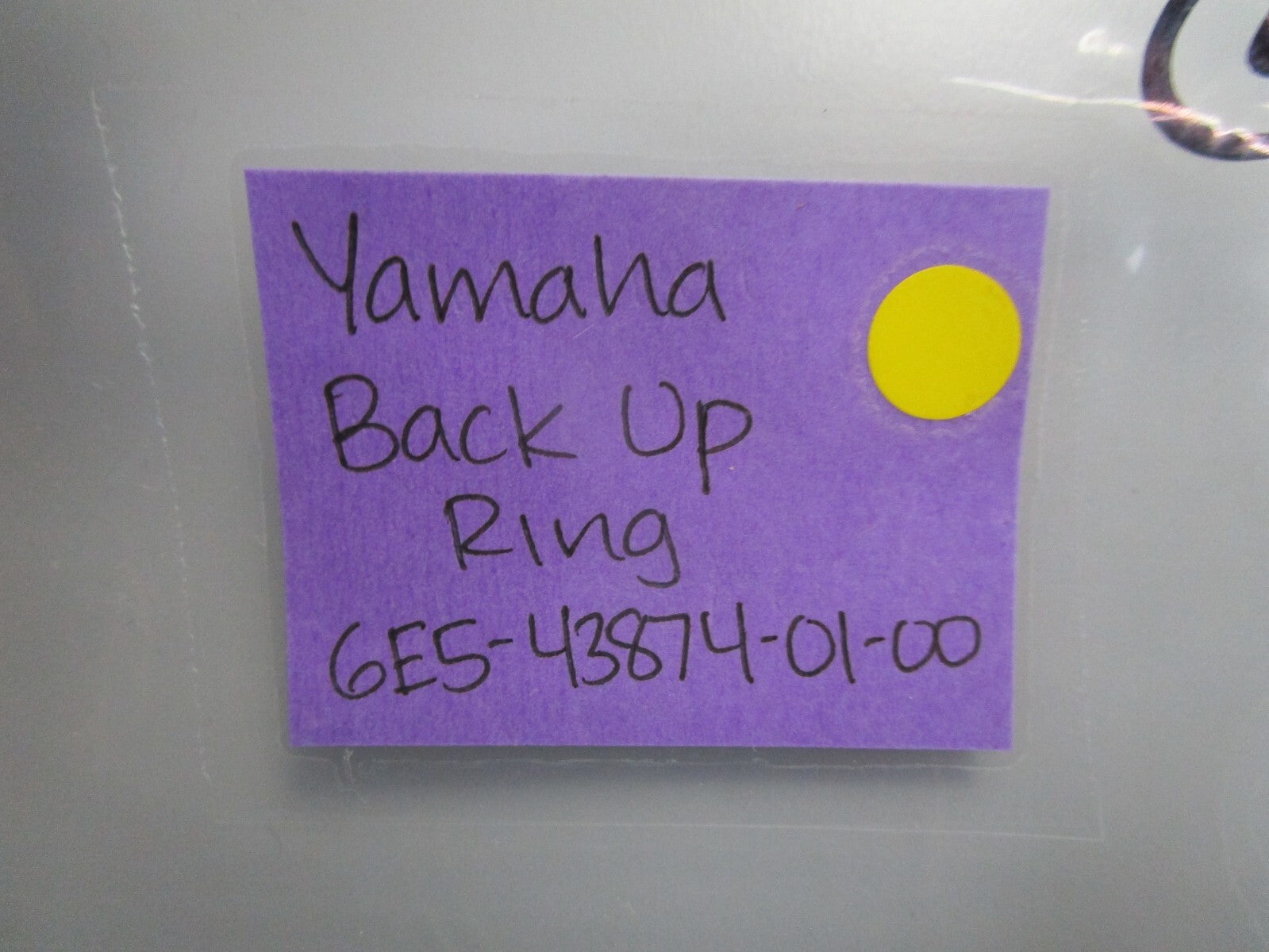 *NEW OEM* 0810 Yamaha Back Up Ring 6E5-43874-01-00