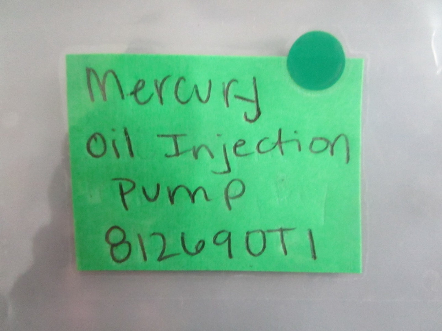 NEW OEM 812690T1 Mercury Quicksilver Oil Injection Pump 0820