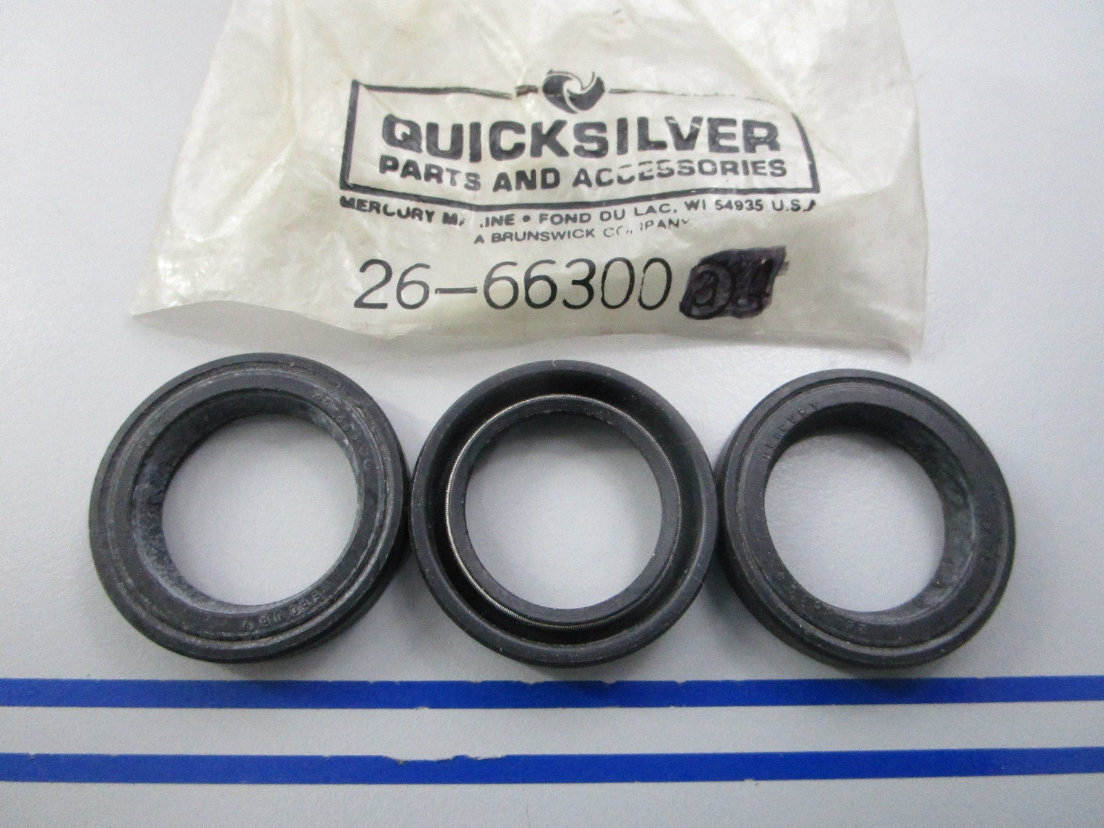 NEW OEM (LOT OF 3) 26-66300 Mercury Quicksilver Seal 0810