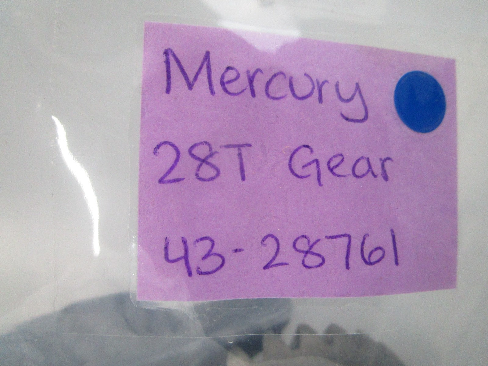 NEW OEM 43-28761 Mercury Quicksilver 28T Gear 0810